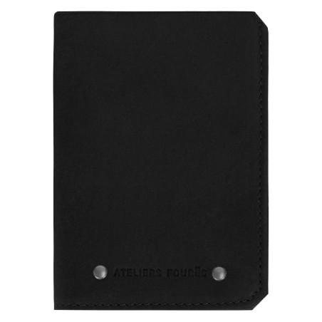 Ateliers Fourès Biker European Wallet Achille F949 Black