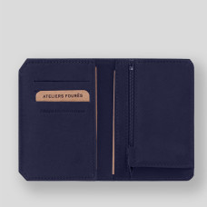 Ateliers Fourès Baroudeur European Wallet Achille F949 Marine