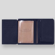 Ateliers Fourès Baroudeur European Wallet Achille F949 Marine
