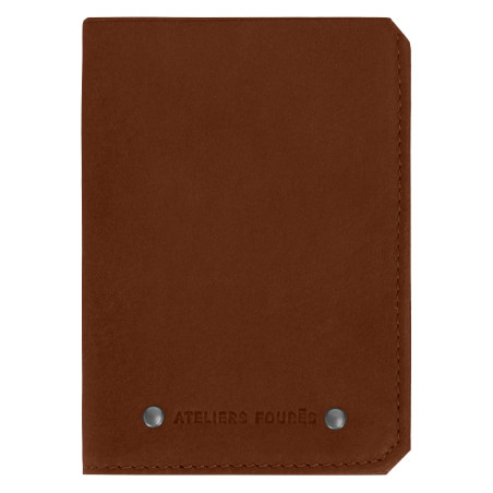 Ateliers Foures Baroudeur Wallet Européen Achille F949 Fauve
