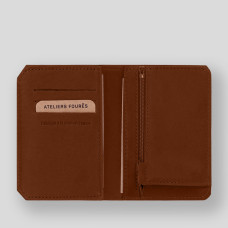 Ateliers Foures Baroudeur Wallet Européen Achille F949 Fauve