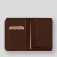 Fourès Workshops European Baroudeur Wallet Achille F949 Cognac