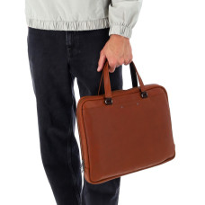 Fourès Workshops Baroudeur Ithaque 37cm Leather Satchel F9515 Tawny