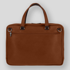Fourès Workshops Baroudeur Ithaque 37cm Leather Satchel F9515 Tawny