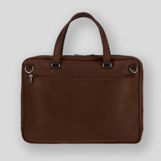 Ateliers Fourès Baroudeur Satchel Leather 37cm Ithaque F9515 Cognac