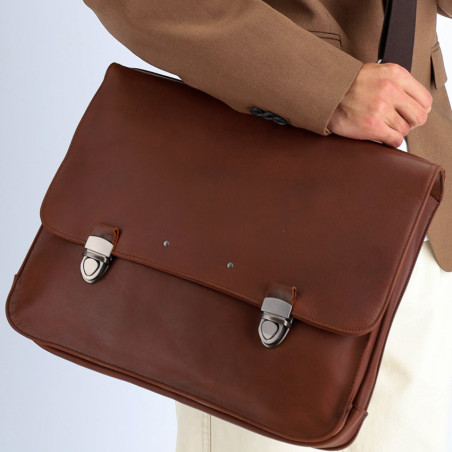Fourès Workshops Baroudeur Satchel 2 Compartments 35 Cm Laïos F9530...