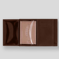 Ateliers Fourès Biker Wallet European Double Flap Achille Cognac