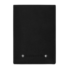 Ateliers Fourès Baroudeur European Double Flap Wallet Achille Black