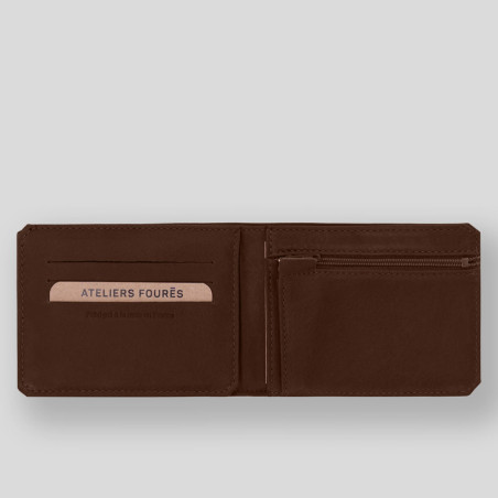 Fourès Workshops Baroudeur Italian Wallet Zippered Bill Holder Ulys...