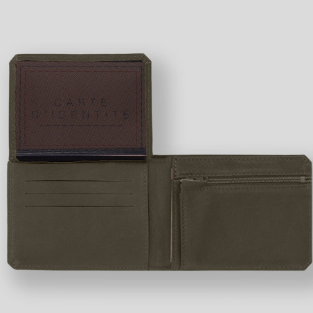 Ateliers Fourès Biker Italian Wallet Zippered Ulysse F956 Bronze