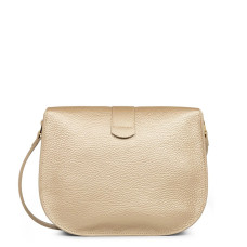 Lancaster Top Double Shoulder Bag with Flap 470-61 Pale Gold