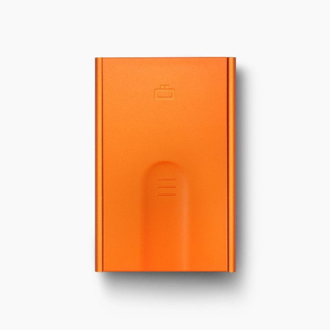 Ogon Slider Compact Orange Card Holder