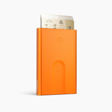 Ogon Slider Compact Orange Card Holder