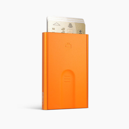 Ogon Slider Compact Orange Card Holder