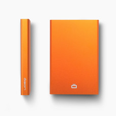 Ogon Slider Compact Orange Card Holder