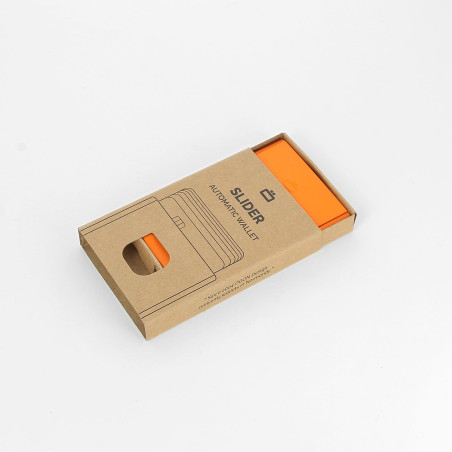 Ogon Slider Compact Orange Card Holder