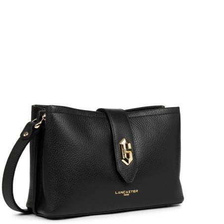 Lancaster Top Double Trotteur Bag 470-64 Black In Nude