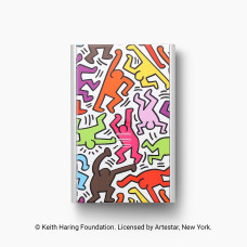 Ogon Slider Compact Card Holder Keith Haring Color