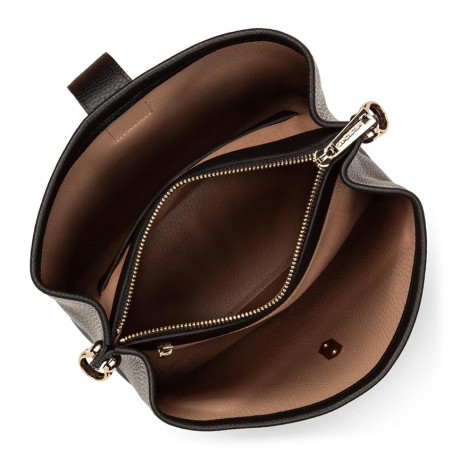 Lancaster Top Double Trotter Bag 470-62 Black In Nude