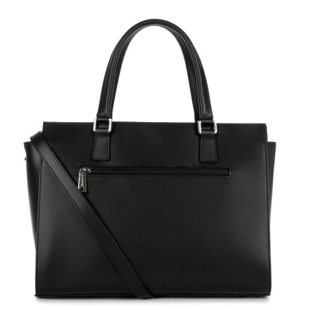Lancaster Smooth Handbag 437-04 Black