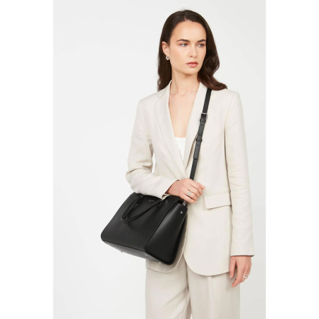 Lancaster Smooth Handbag 437-04 Black