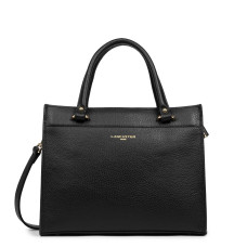 Lancaster Foulonné Double Handbag 470-63 Black In Nude