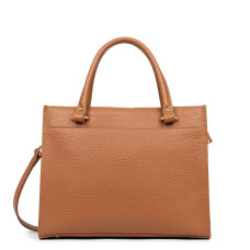 Lancaster Foulonné Double Handbag 470-63 Camel In Orange