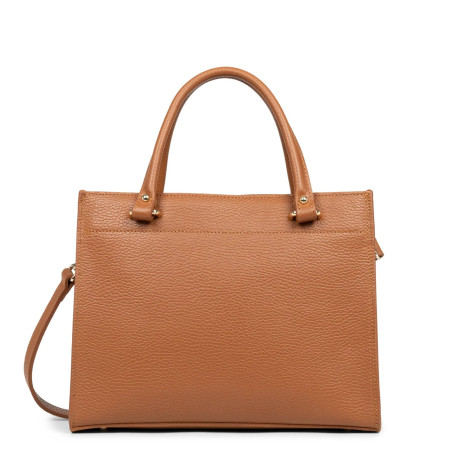 Lancaster Foulonné Double Handbag 470-63 Camel In Orange