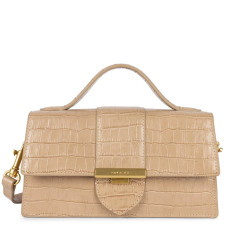Lancaster Croco Ily Baguette Handbag Crocodile Leather 531-013 Natural