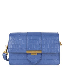 Lancaster Croco Ily Small Trotter Bag Crocodile Leather 531-015 Blue