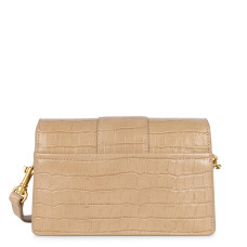 Lancaster Croco Ily Small Trotter Bag Crocodile Leather 531-015 Nat...