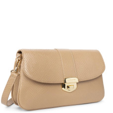 Lancaster Python Fia Double Pouch 531-028 Natural Python
