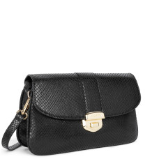 Lancaster Python Fia Double Pouch 531-028 Black Python