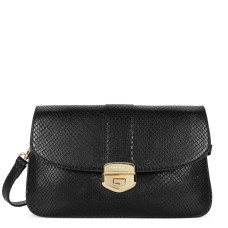 Lancaster Python Fia Double Pouch 531-028 Black Python