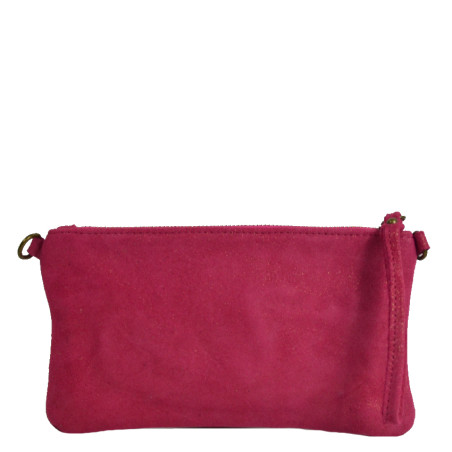 Farfouillette Clutch Wedding Shiny Leather 2002 Fuchsia