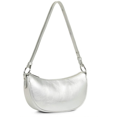 Lancaster Fashion Firenze Half Moon Bag 480-042 White Iris