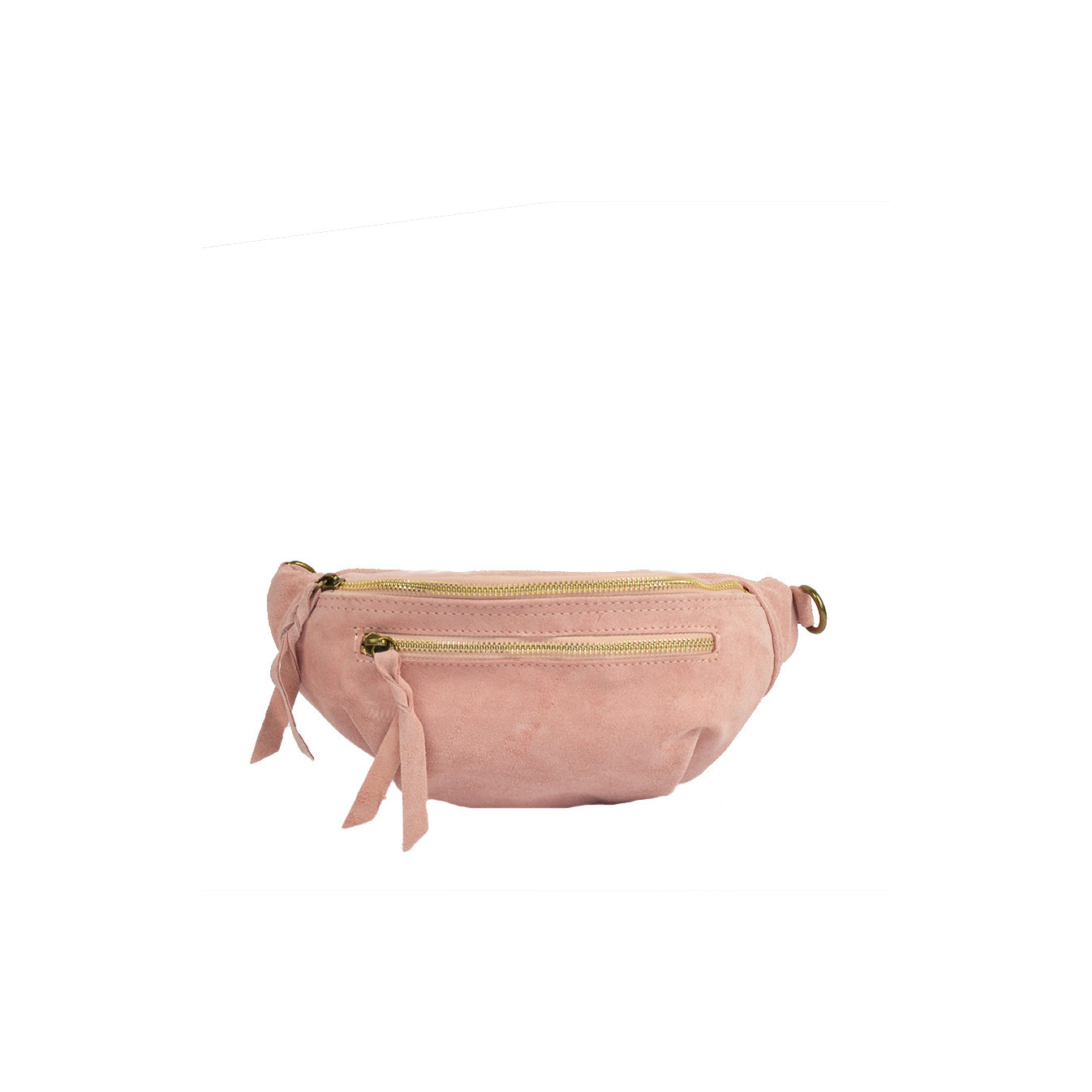 Farfouillette Sac Banane Reversed Leather 2115 Pink