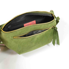 Farfouillette Sac Banane Reversed Leather 2115 Pink