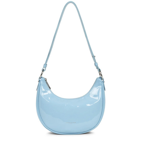 Lancaster Vernis Firenze Hobo Bag 480-106 Sky Blue