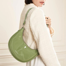 Lancaster Vernis Firenze Hobo Bag 480-106 Jade