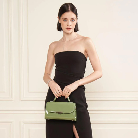Lancaster Vernis Firenze Handbag 480-107 Jade