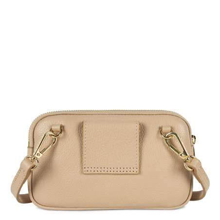 Lancaster Dune Double Pouch 129-30 Dark Beige