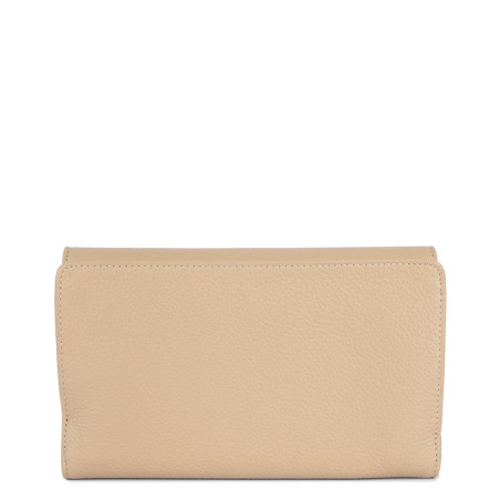 Lancaster Foulonne Double Companion Wallet 170-22 Dark Beige