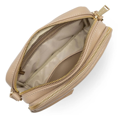Lancaster Dune Crossbody Bag 529-20 Dark Beige