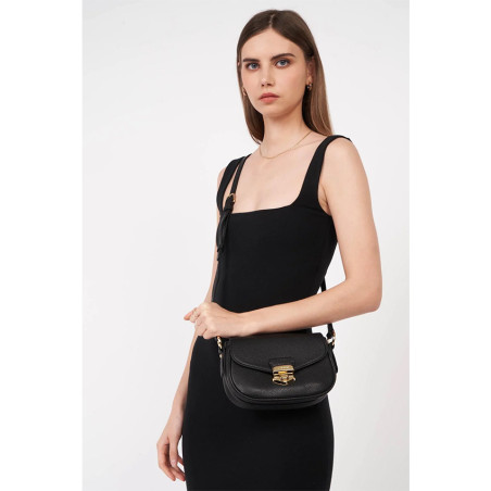 Lancaster Milano Sophia Sac Trotteur 547-70 Noir porté