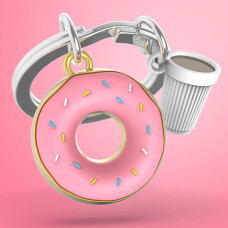Metalmorphose Donut Keychain