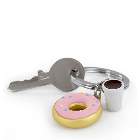 Metalmorphose Donut Keychain