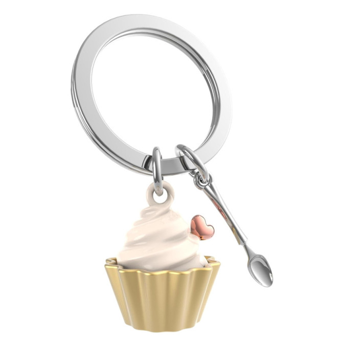 Metalmorphose Cupcake Keychain Vanilla