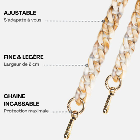 Charlot Ella Fine Smartphone Chain Cappuccino