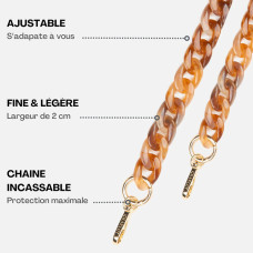 Charlot Ella Fine Smartphone Chain Hazelnut